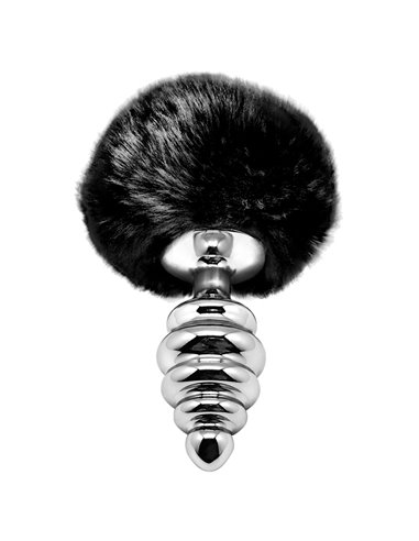 Plug métal Fluffly Twist M noir - Alive