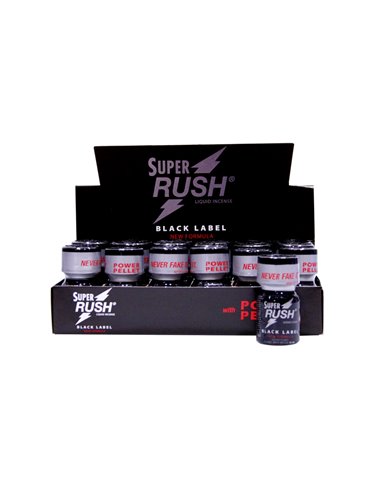 Box 18 poppers Super Rush Black Label 10ml