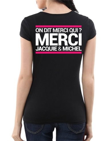 Tee-shirt  J&M noir - spécial  femme