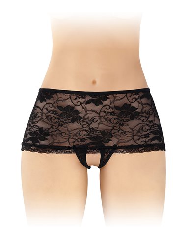 Shorty ouvert noir Cynthia - Fashion Secret