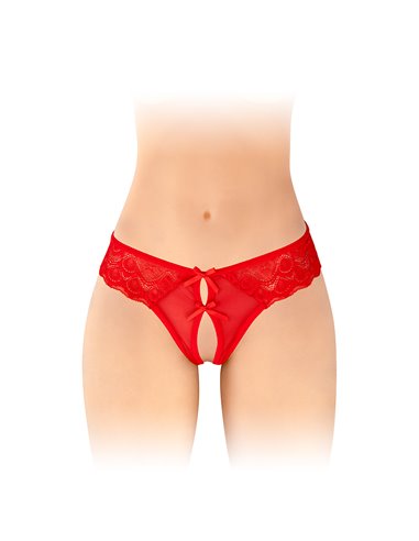 String ouvert Alicia rouge - Fashion Secret