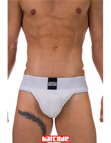 Jockstrap Sergey Basic blanc - Barcode