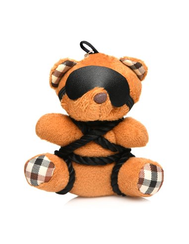 Porte-clés Teddy Bear en tenue Bondage