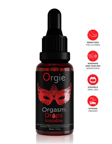 Gel d'excitation du Clitoris Orgasm Drops Kissable