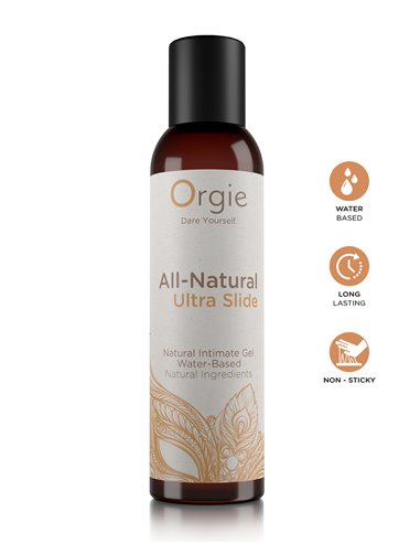 Gel intime naturel All Natural Ultra Slide 150ml