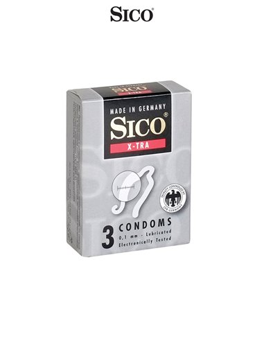 3 préservatifs Sico X-TRA