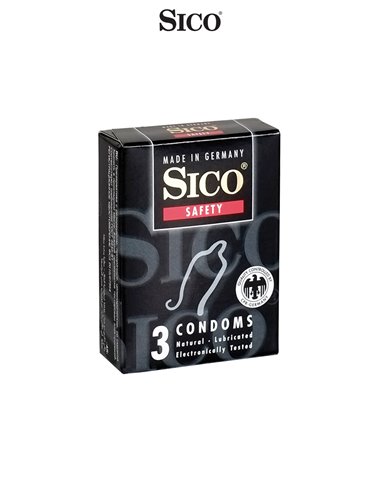 3 préservatifs Sico SAFETY