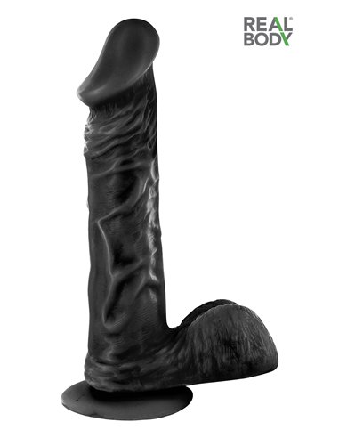 Gode réaliste 23 cm - Real Bruce Noir