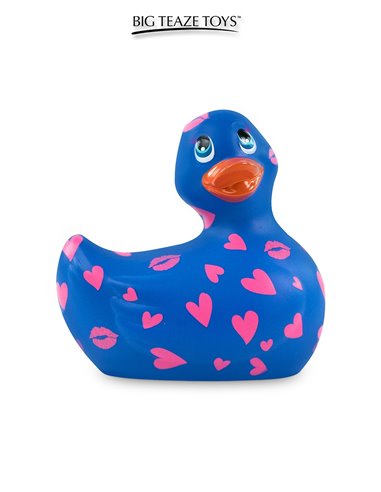 Mini canard vibrant Romance bleu et rose