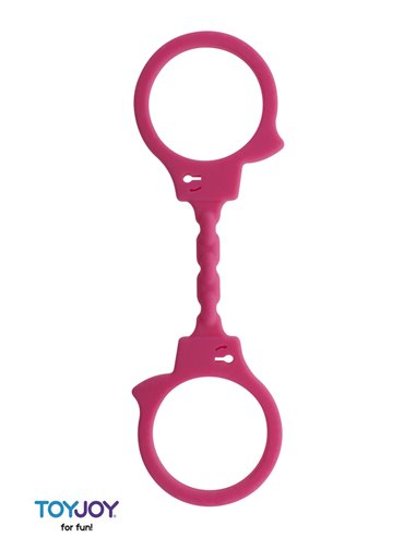 Menottes silicone stretchy - rose