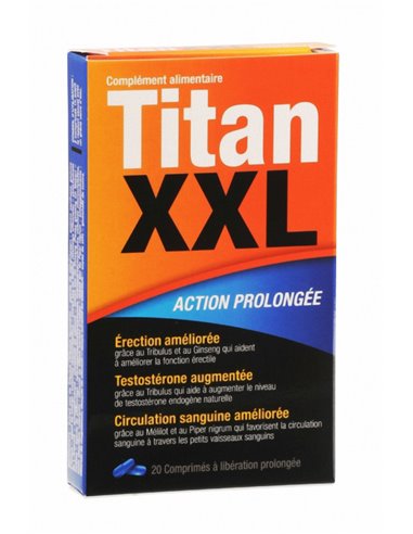 Titan XXL (20 comprimés) - stimulant sexuel