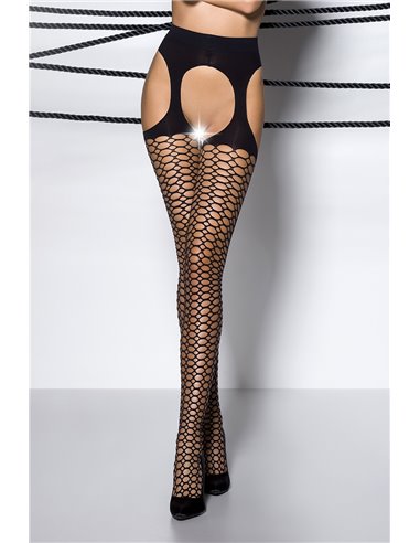 Collants ouverts TI004 - noir