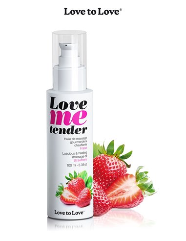 Huile de massage fraise 100ml