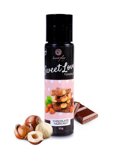 Lubrifiant comestible chocolat-noisette - 60ml