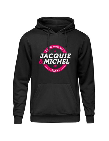 Sweat à capuche J&M logo rond