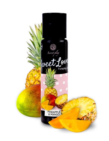 Lubrifiant comestible Ananas-Mangue - 60ml