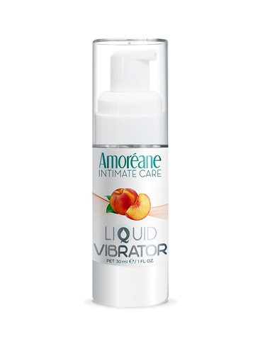 Lubrifiant Liquid Vibrator  Pêche 30ml - Amoreane Med