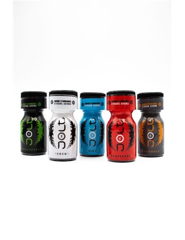 pack de 5 poppers jolt parfumés