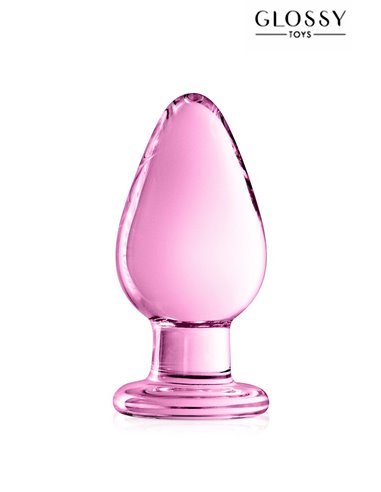 Plug anal verre Glossy Toys n° 25 Pink