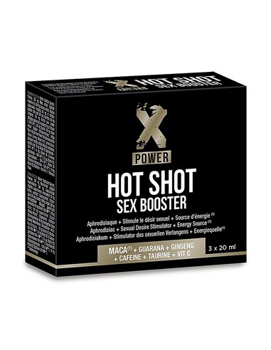 Hot Shot Sex Booster (3 x 20 ml) - XPOWER