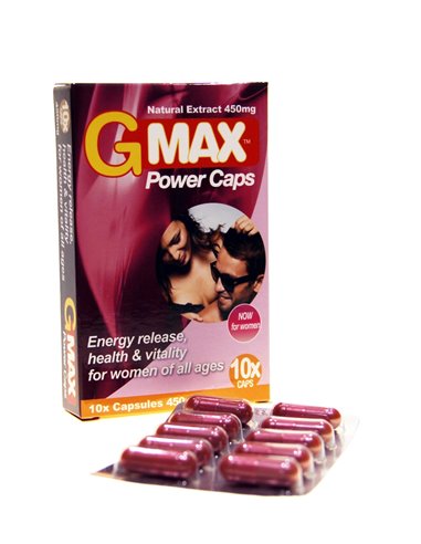 G-Max Power Caps Femme (10 gélules)